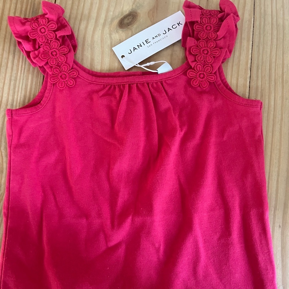 Pink Janie and Jack tank top